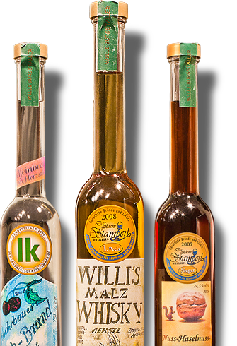 Edelbrände, Liköre und Whisky von Willi Burgstaller